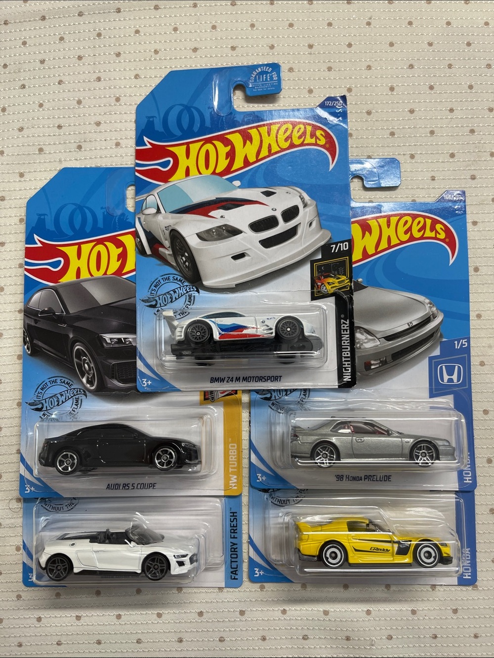 Hot Wheels bundle BMW Audi Honda, new sealed